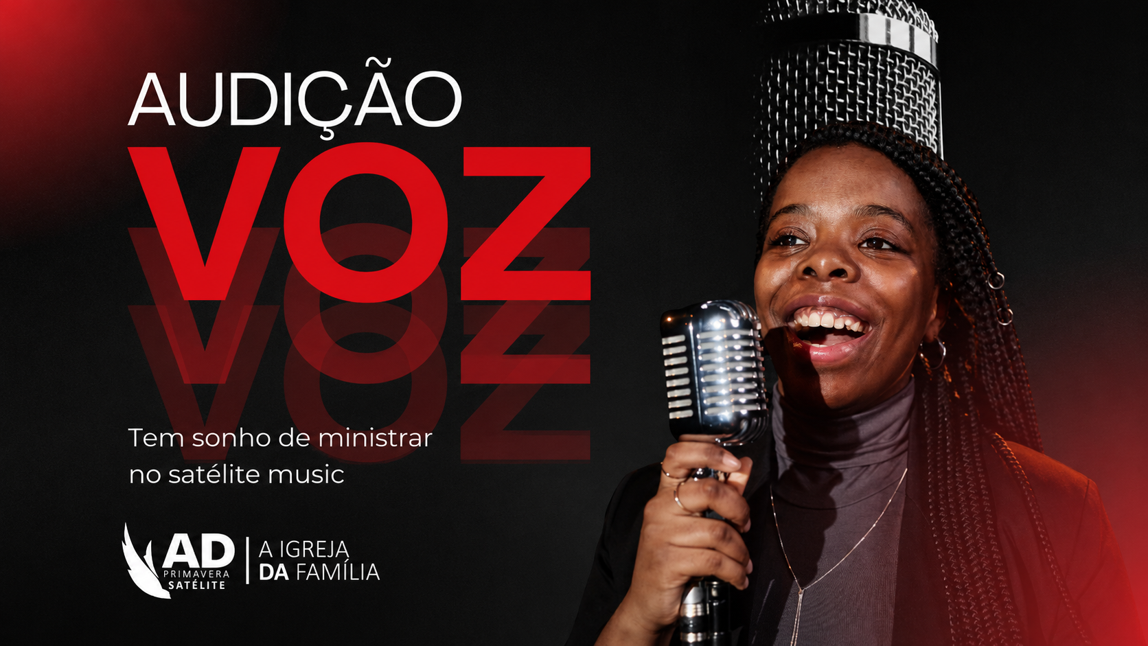 Audição Voz — Inscrições abertas
